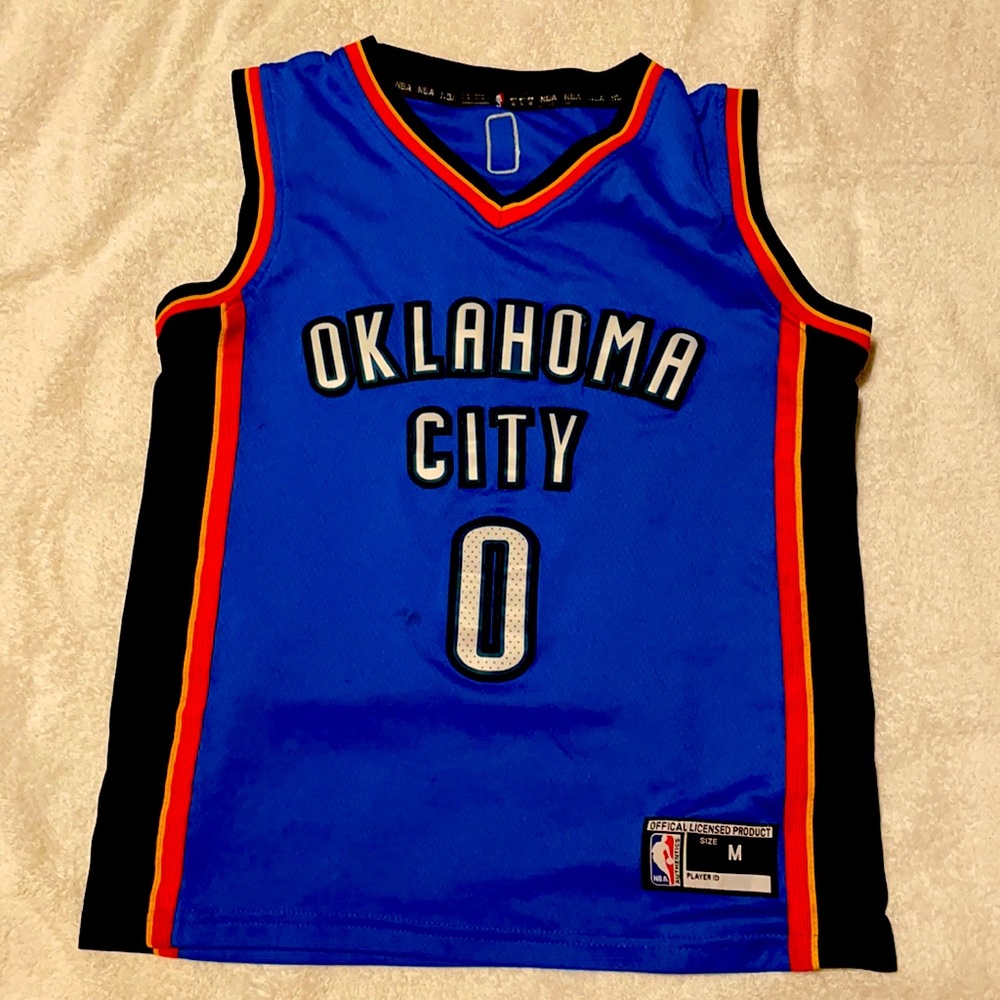 NBA brand. Blue Westbrook jersey